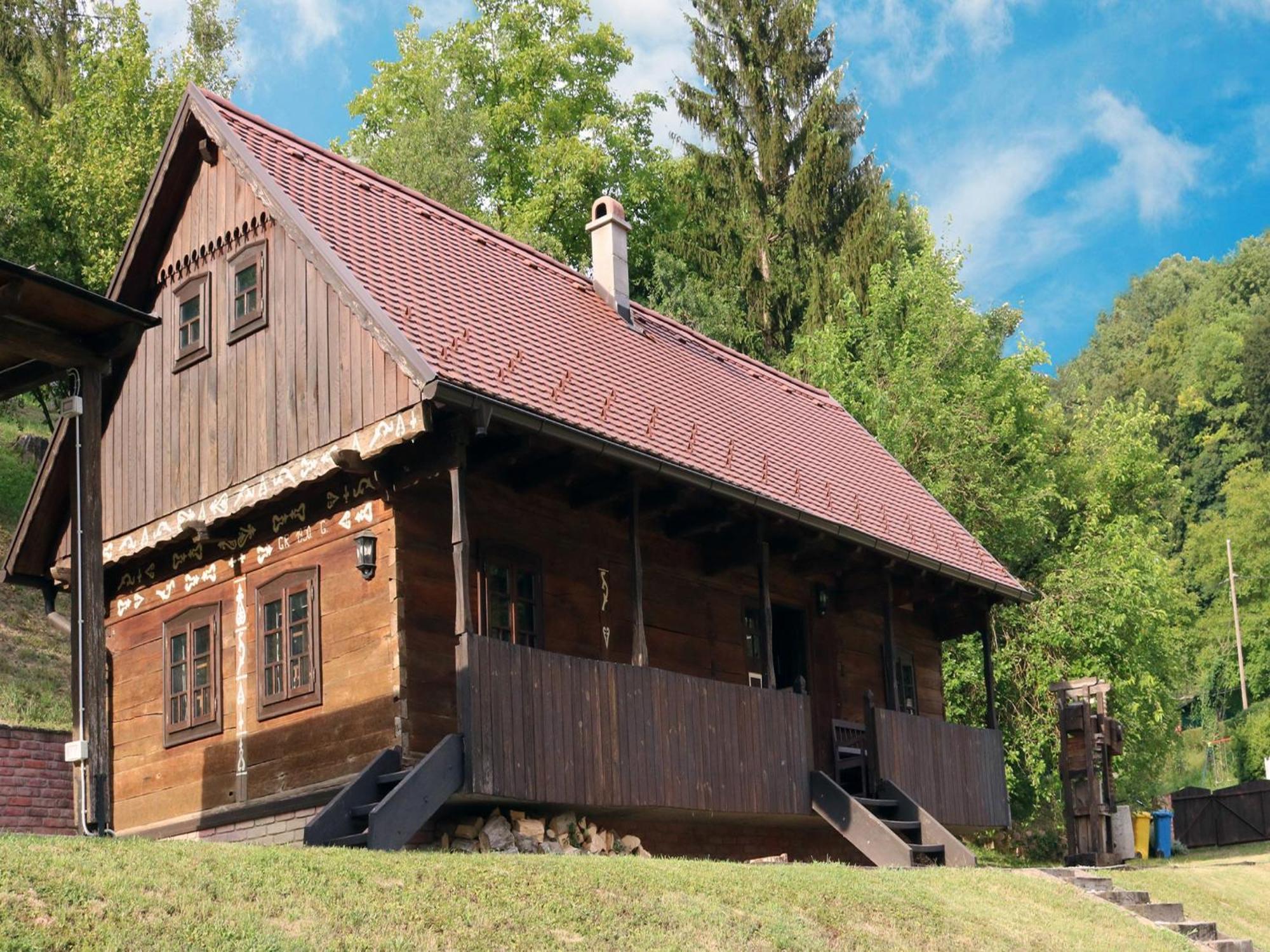 Tradicionalna Zagorska Drvena Kuca Stara Murva Tuheljske Toplice Exterior foto